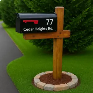 Mailbox on Cedar Heights Road, 77.
