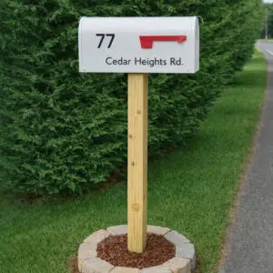 Mailbox at Cedar Heights Road 77.